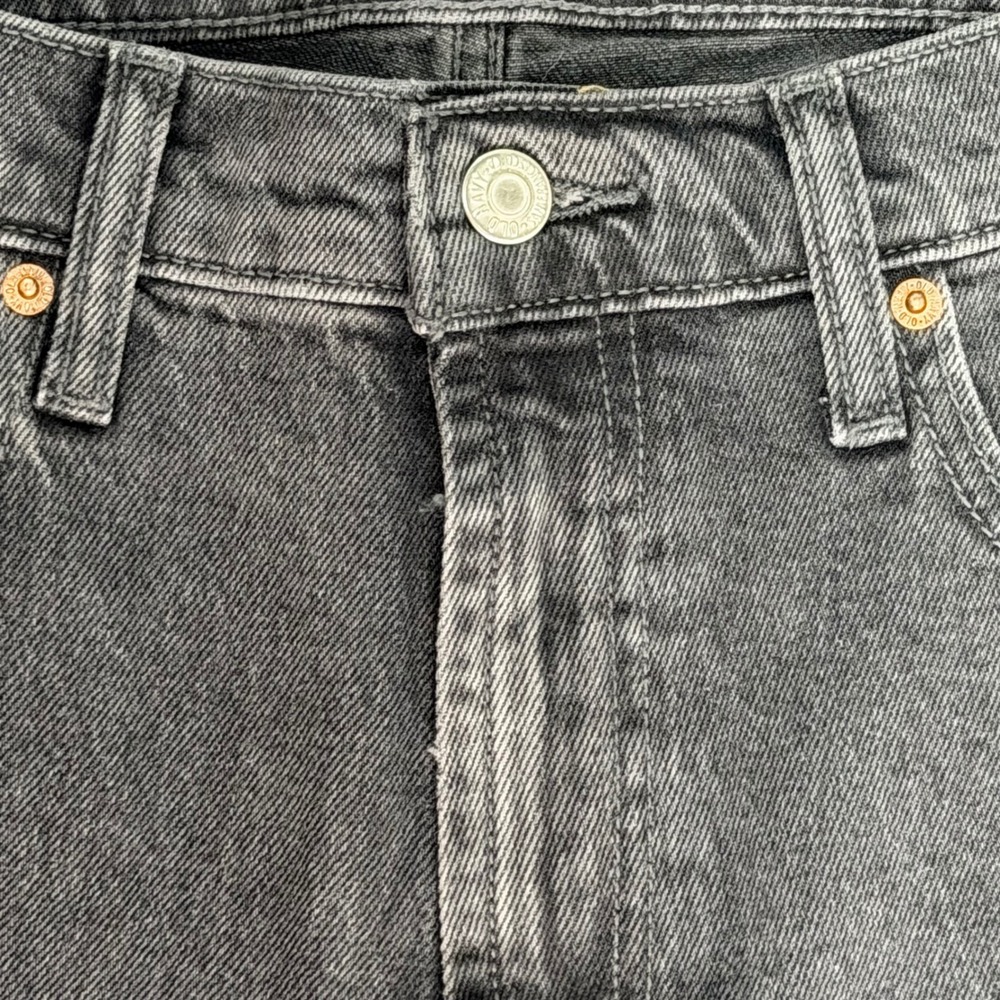 NWT Old Navy Jeans Womens 12 Tall Gray High-Rise Barrel Leg Baggy Denim - Picture 8 of 13
